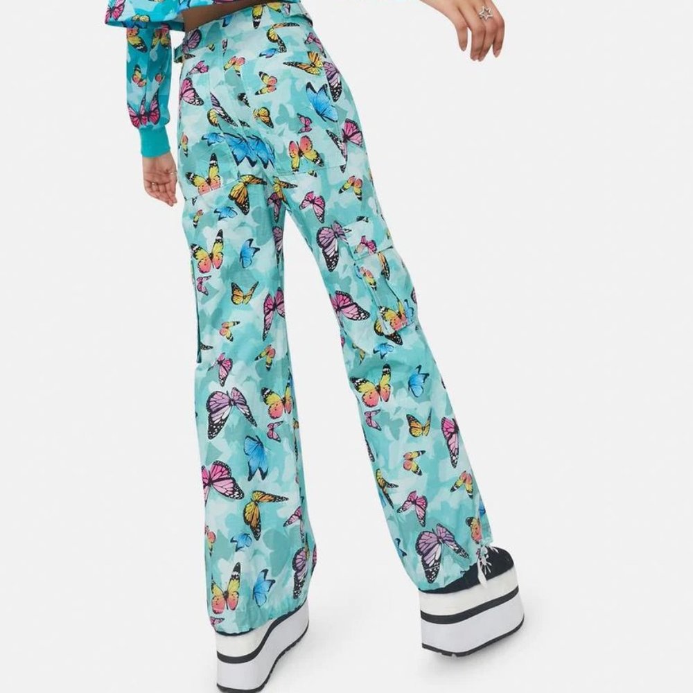 Butterfly Y2K Cargo Pants XS